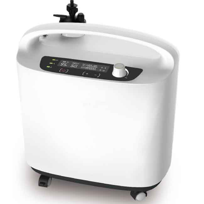 医疗设备HomeCare 5L / 8L / 10L 96％便携式氧气浓缩器与雾化器