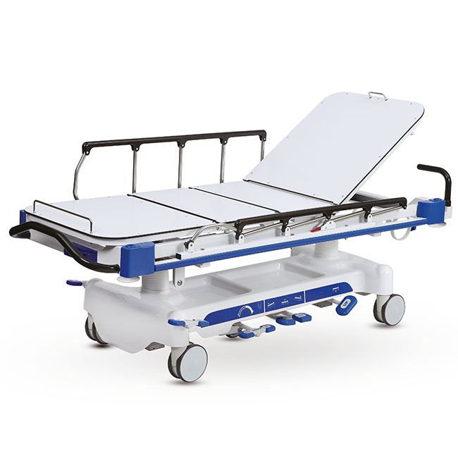 Bt-Tr032医院高度可调手动运输担架医疗转运轮床推车价格
