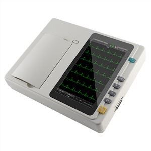 CE＆ISO13485精细加工6铅医疗易于便携式ECG监视器，用于医院软件